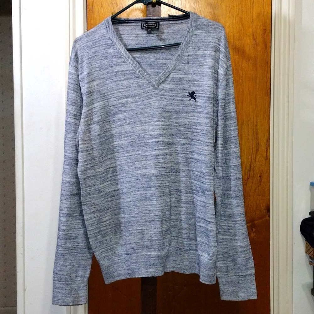 Express X-Lrg Long Sleeve V-neck Shirt
